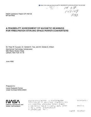 A Feasibility Assessment of Magnetic Bearings for Free-Piston Stirling Space Power Converters