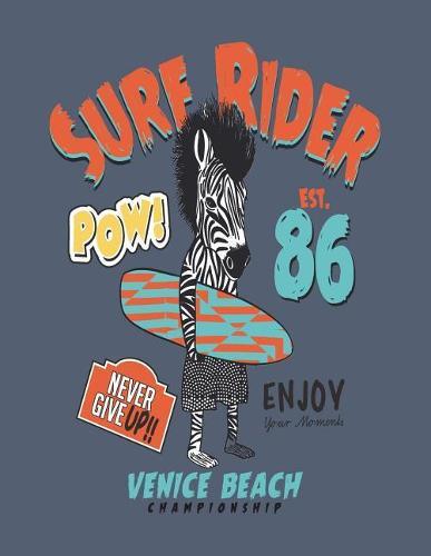 Surf rider: Surfers on grey cover and Dot Graph Line Sketch pages, Extra large (8.5 x 11) inches, 110 pages, White paper, Sketch, Draw and Paint