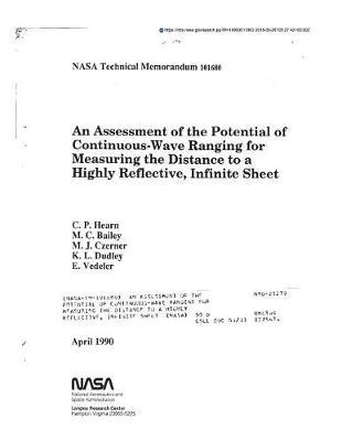 An Assessment of the Potential of Continuous-Wave Ranging for Measuring the Distance to a Highly Reflective, Infinite Sheet