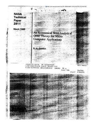 An Economical Semi-Analytical Orbit Theory for Micro-Computer Applications