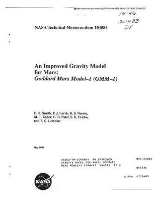 An Improved Gravity Model for Mars: Goddard Mars Model-1 (Gmm-1)