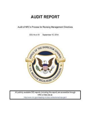 Audit of Nrc's Process for Revising Management Directives
