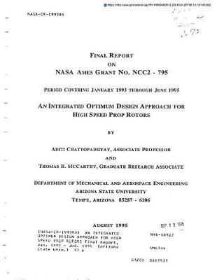 An Integrated Optimum Design Approach for High Speed Prop Rotors