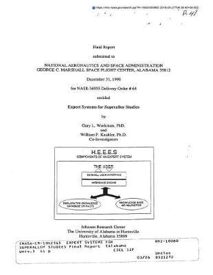 Expert Systems for Superalloy Studies