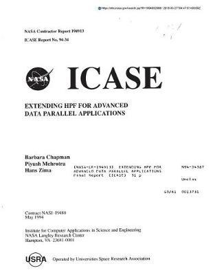 Extending Hpf for Advanced Data Parallel Applications