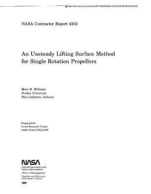 An Unsteady Lifting Surface Method for Single Rotation Propellers