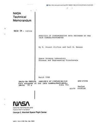 Analysis of Contamination Data Recorded by the Iecm Camera/Photometer