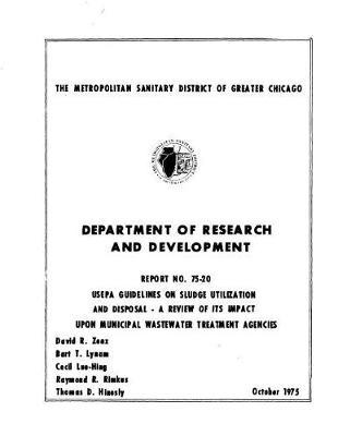 Metropolitan Sanitary District of Greater Chicago Department of Research and Development