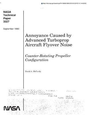 Annoyance Caused by Advanced Turboprop Aircraft Flyover Noise: Counter-Rotating-Propeller Configuration