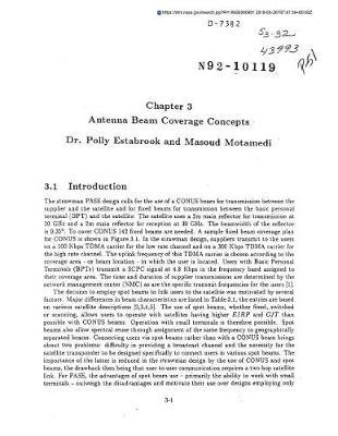 Antenna Beam Coverage Concepts