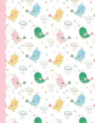 Dual Notebook Graph And Lined Pages - Birds: Cute Extra Large Alternating Pages Journal, Graphing Paper On One Side and College Ruled Lined Paper On The Reverse Side 8.5 x 11 inches 75 Sheets/150 Pages