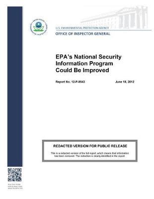 National Security Information Program Could Be Improved
