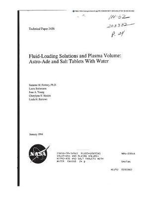 Fluid-Loading Solutions and Plasma Volume: Astro-Ade and Salt Tablets with Water