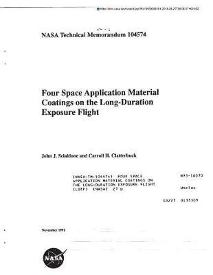 Four Space Application Material Coatings on the Long-Duration Exposure Flight (Ldef)