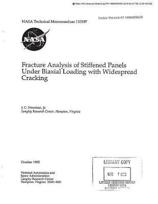 Fracture Analysis of Stiffened Panels Under Biaxial Loading with Widespread Cracking