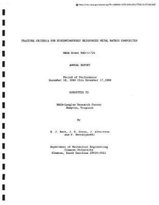 Fracture Criteria for Discontinuously Reinforced Metal Matrix Composites