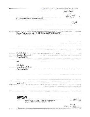 Free Vibrations of Delaminated Beams