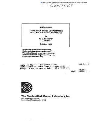 Frequency Based Localization of Structural Discrepancies