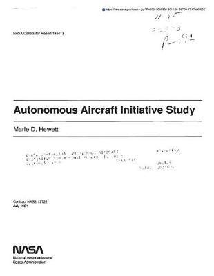 Autonomous Aircraft Initiative Study