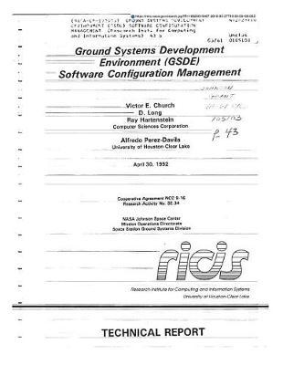 Ground Systems Development Environment (Gsde) Software Configuration Management
