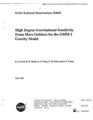 High Degree Gravitational Sensitivity from Mars Orbiters for the Gmm-1 Gravity Model