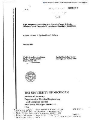 High Frequency Scattering by a Smooth Coated Cylinder Simulated with Generalized Impedance Boundary Conditions