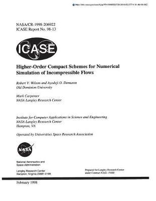 Higher-Order Compact Schemes for Numerical Simulation of Incompressible Flows