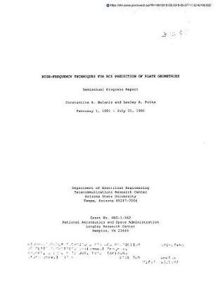 High-Frequency Techniques for RCS Prediction of Plate Geometries