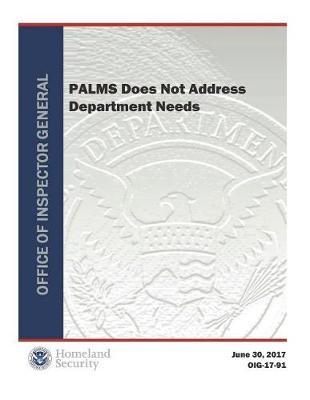 Palms Does Not Address Department Needs