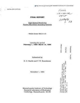 High-Spatial-Resolution Passive Microwave Sounding Systems