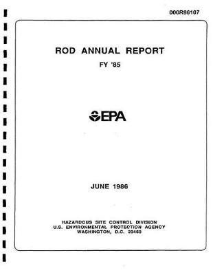 Rod Annual Report Fy 85
