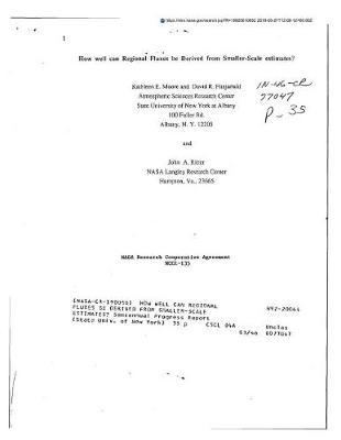 How Well Can Regional Fluxes Be Derived from Smaller-Scale Estimates?