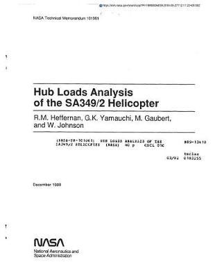 Hub Loads Analysis of the Sa349/2 Helicopter