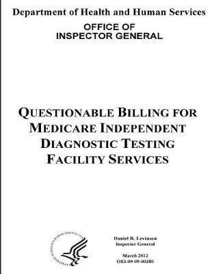 Questionable Billing for Medicare Independent Diagnostic Testing Facility Services.