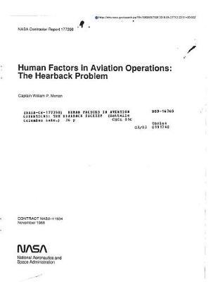 Human Factors in Aviation Operations: The Hearback Problem