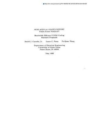 Bandwidth Efficient Ccsds Coding Standard Proposals