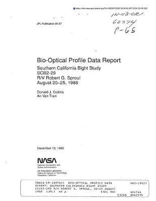 Bio-Optical Profile Data Report: Southern California Bight Study (Scb2-29) R/V Robert G. Sproul, 20-25 August 1988