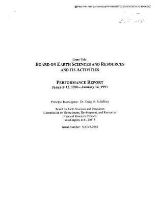 Board on Earth Sciences and Resources and Its Activities