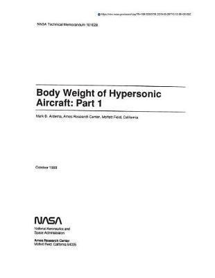 Body Weight of Hypersonic Aircraft, Part 1