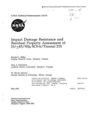 Impact Damage Resistance and Residual Property Assessment of (0/+/-45/90)S Scs-6/Timetal 21s