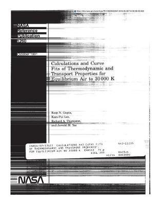 Calculations and Curve Fits of Thermodynamic and Transport Properties for Equilibrium Air to 30000 K