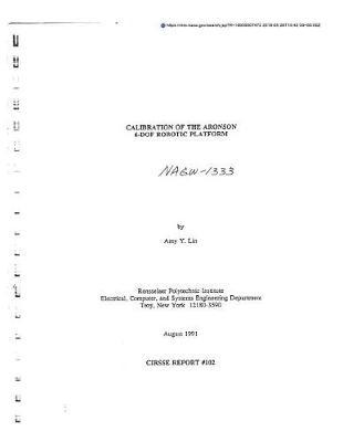 Calibration of the Aronson 6-Dof Robotic Platform