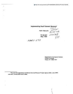 Implementing Fault-Tolerant Sensors