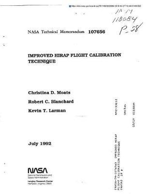 Improved Hirap Flight Calibration Technique