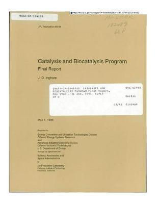 Catalysis and Biocatalysis Program