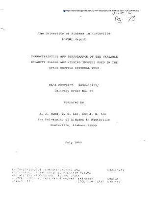 Characteristics and Performance of the Variable Polarity Plasma Arc Welding Process Used in the Space Shuttle External Tank