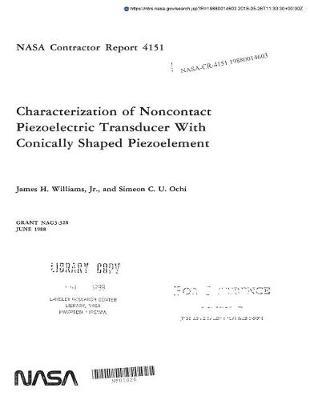 Characterization of Noncontact Piezoelectric Transducer with Conically Shaped Piezoelement