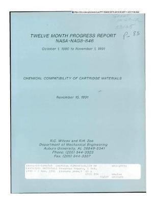 Chemical Compatibility of Cartridge Materials