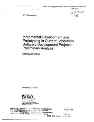 Incremental Development and Prototyping in Current Laboratory Software Development Projects: Preliminary Analysis