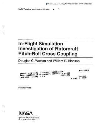 In-Flight Simulation Investigation of Rotorcraft Pitch-Roll Cross Coupling